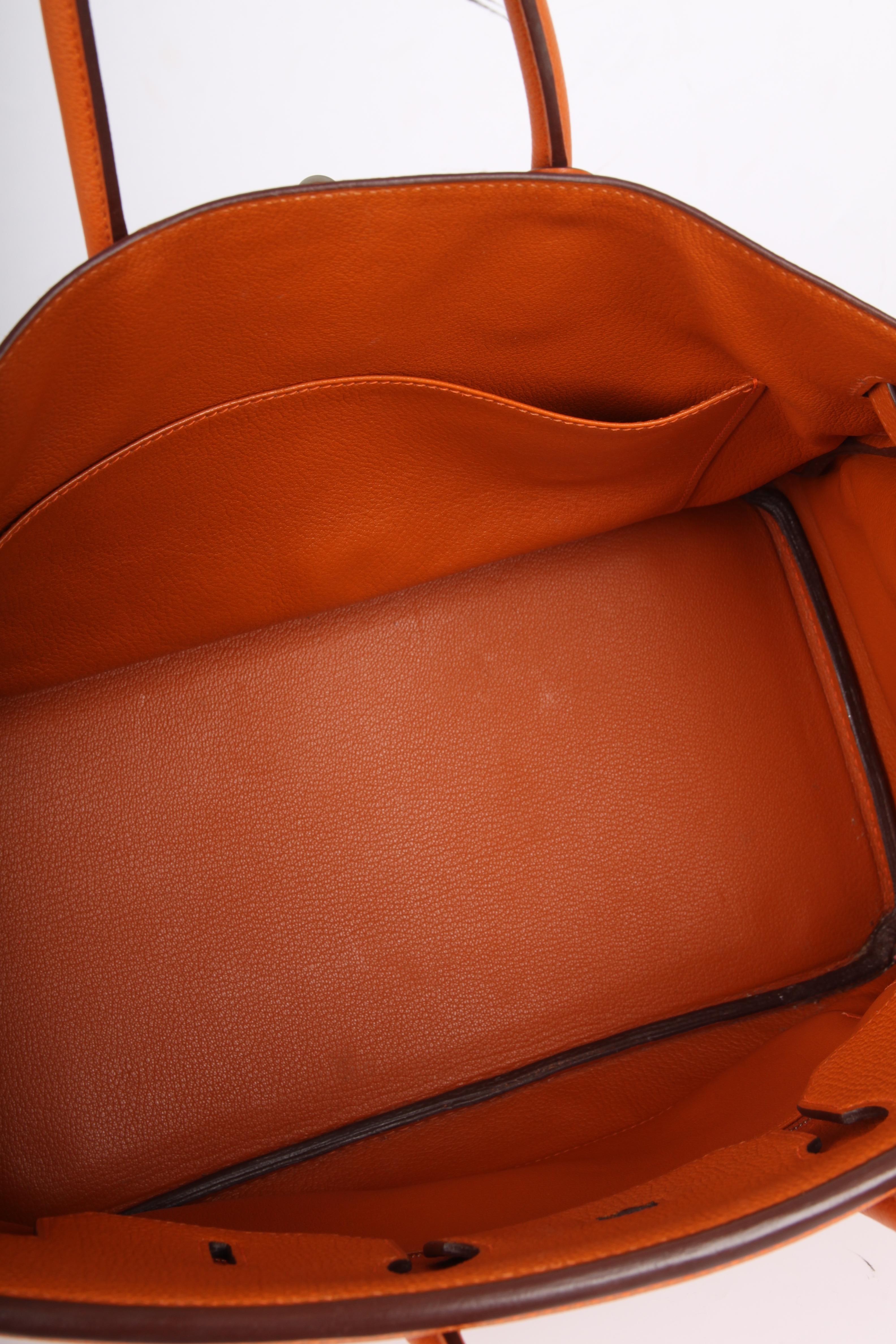Hermes Birkin Bag 35 Togo Potiron - silvertone hardware 3