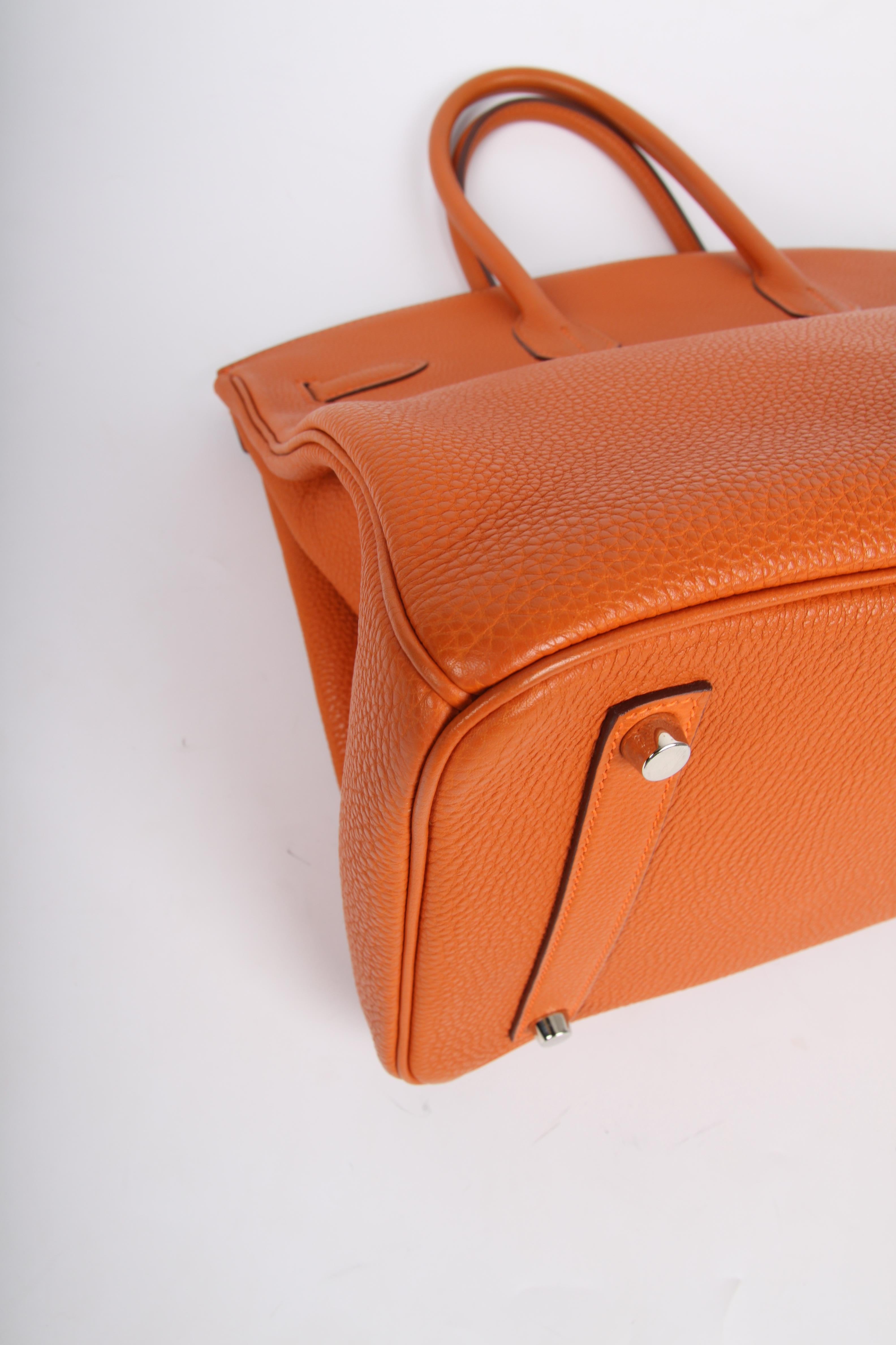 Hermes Birkin Bag 35 Togo Potiron - silvertone hardware 1