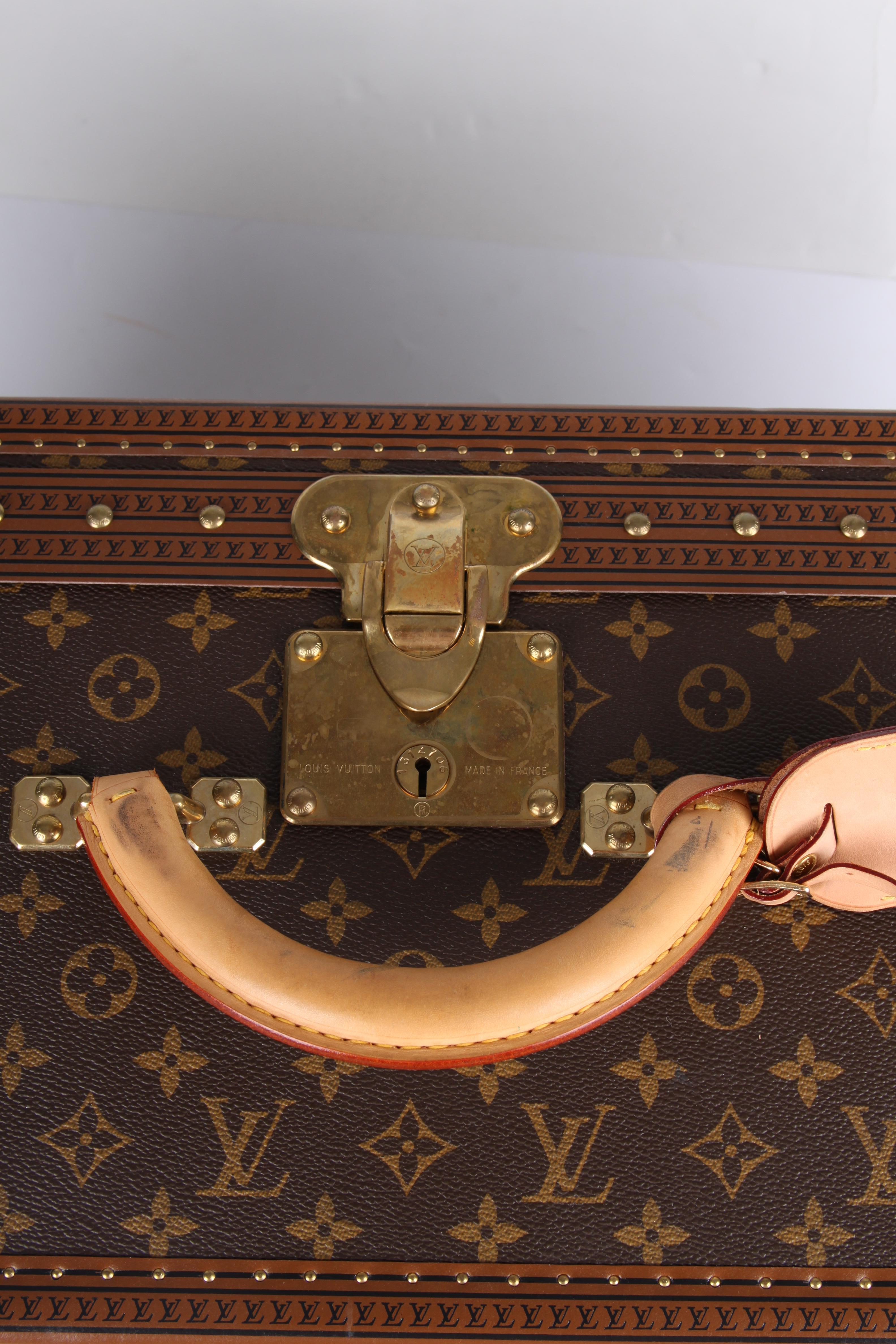   Louis Vuitton Monogram Trunk Suitcase - brown   Louis Vuitton Monogram Trunk S 2