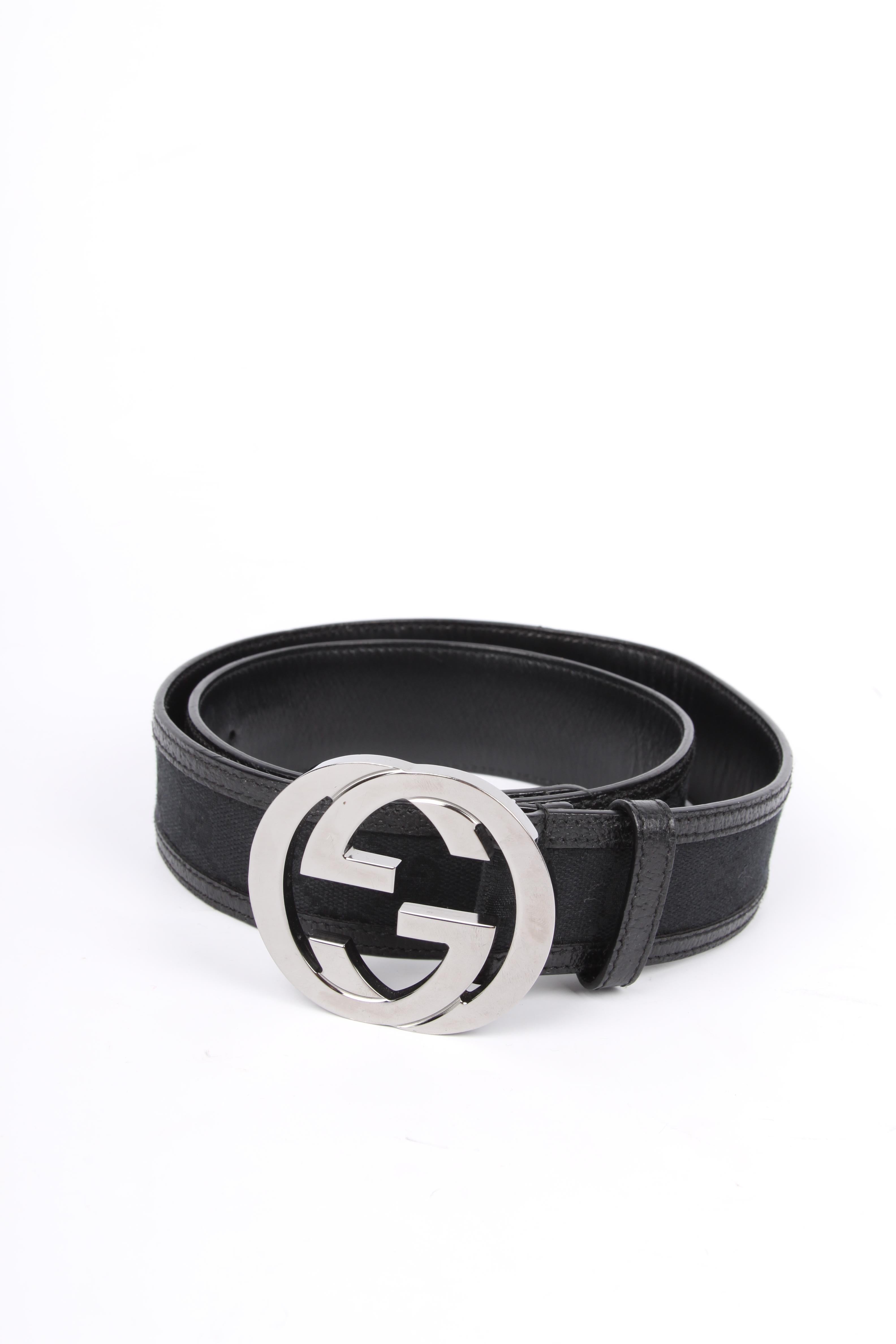 gucci belt silver