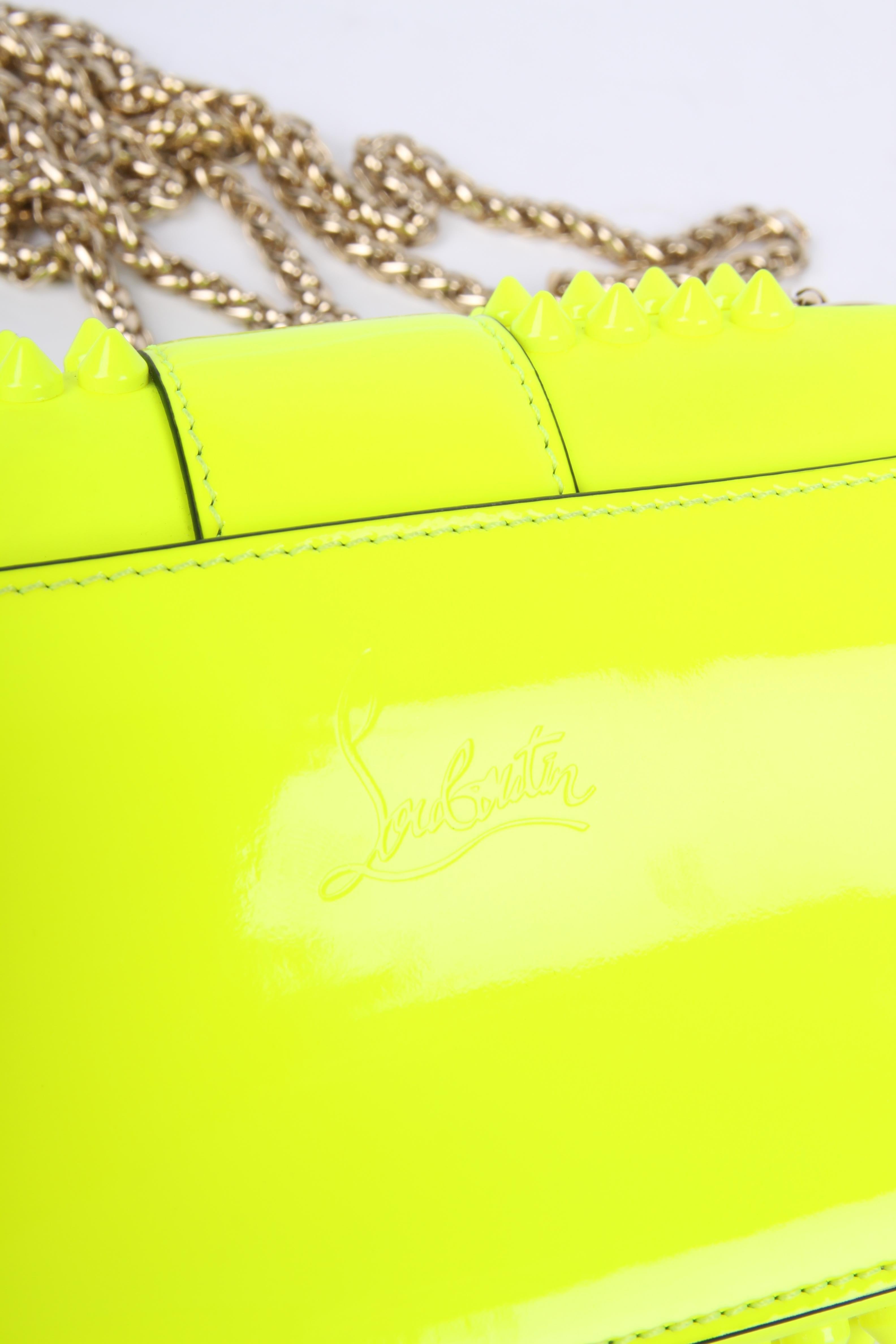 neon yellow bag