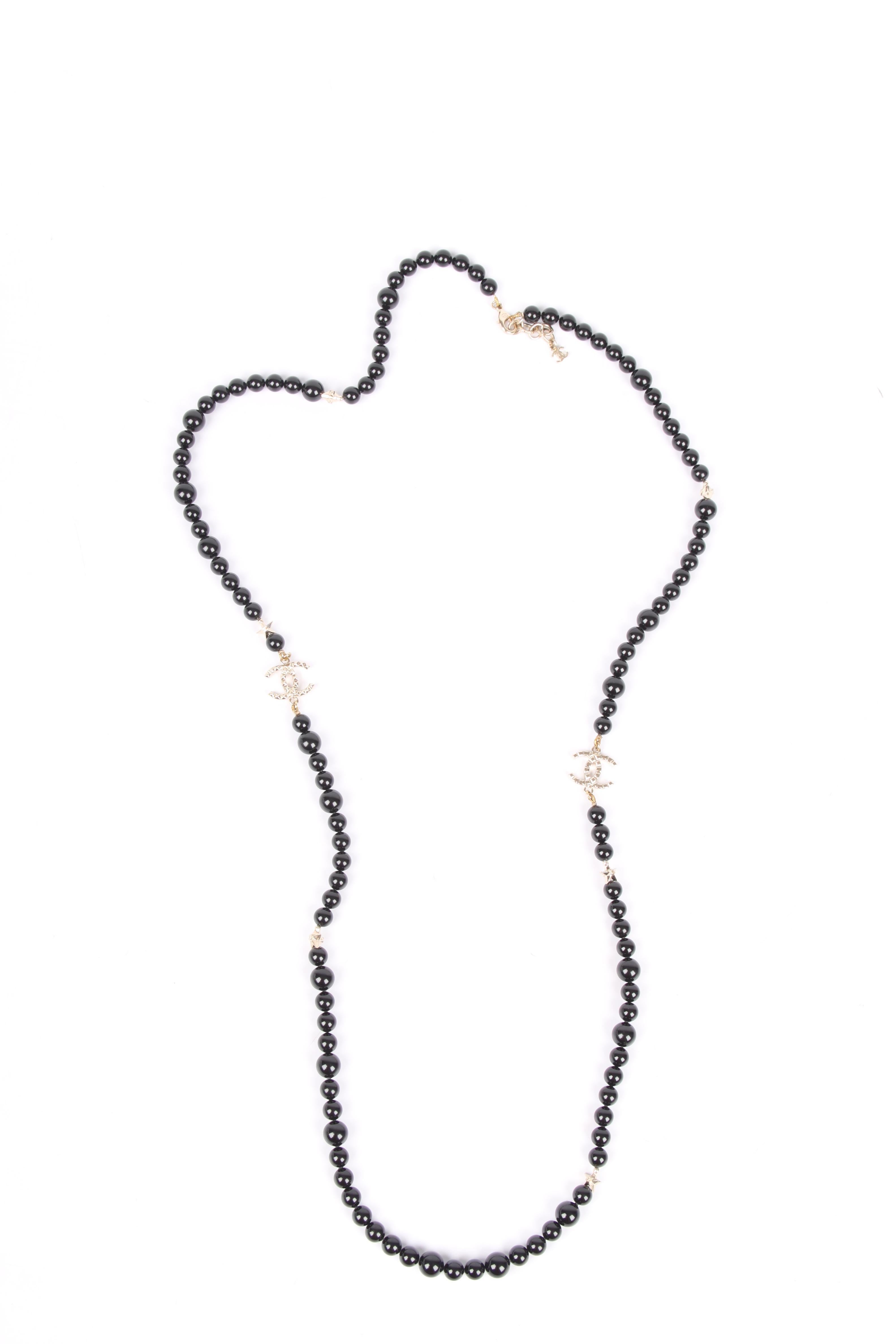 chanel beads necklace