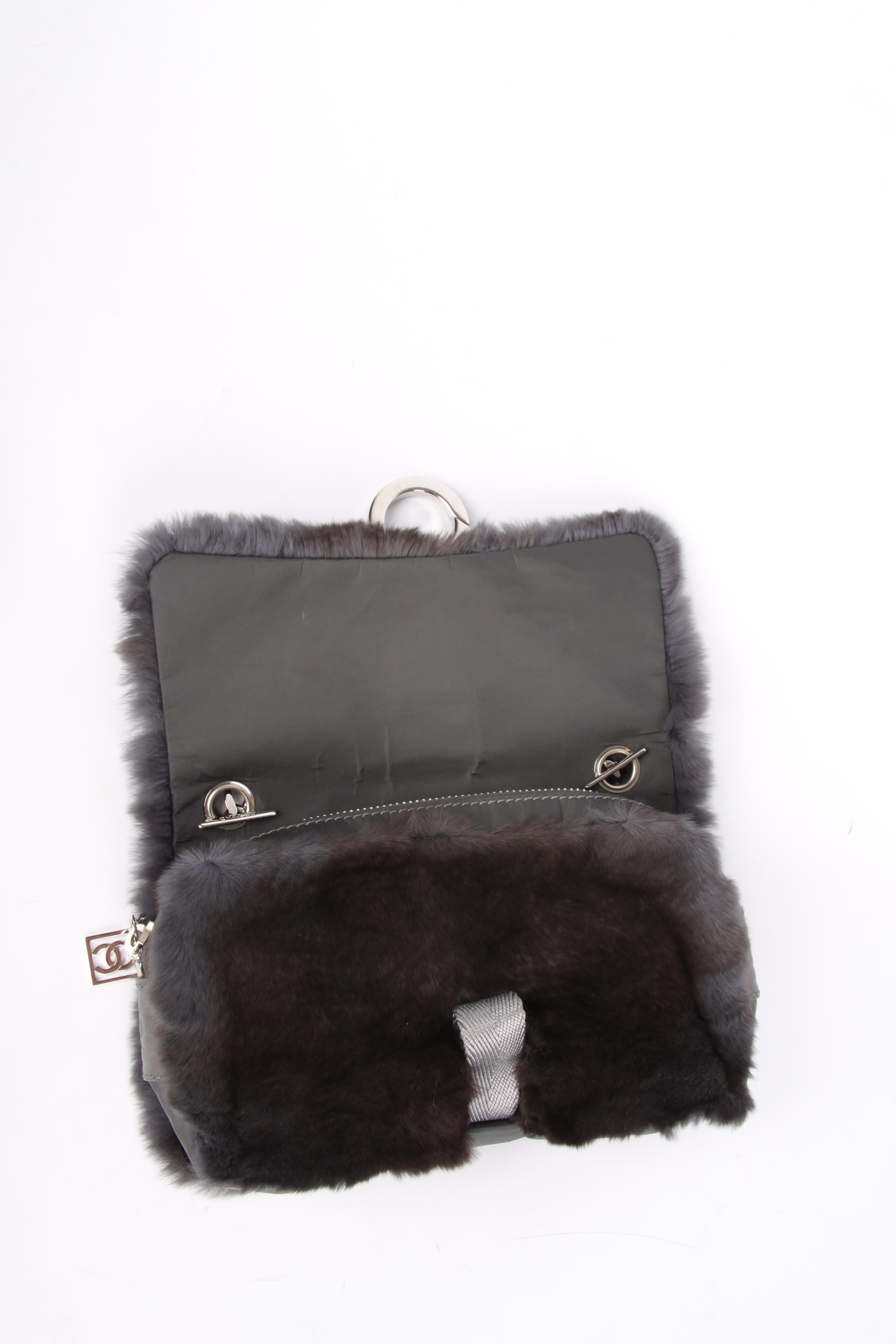 Chanel Classic Bag Feston Stitch - dark grey 1