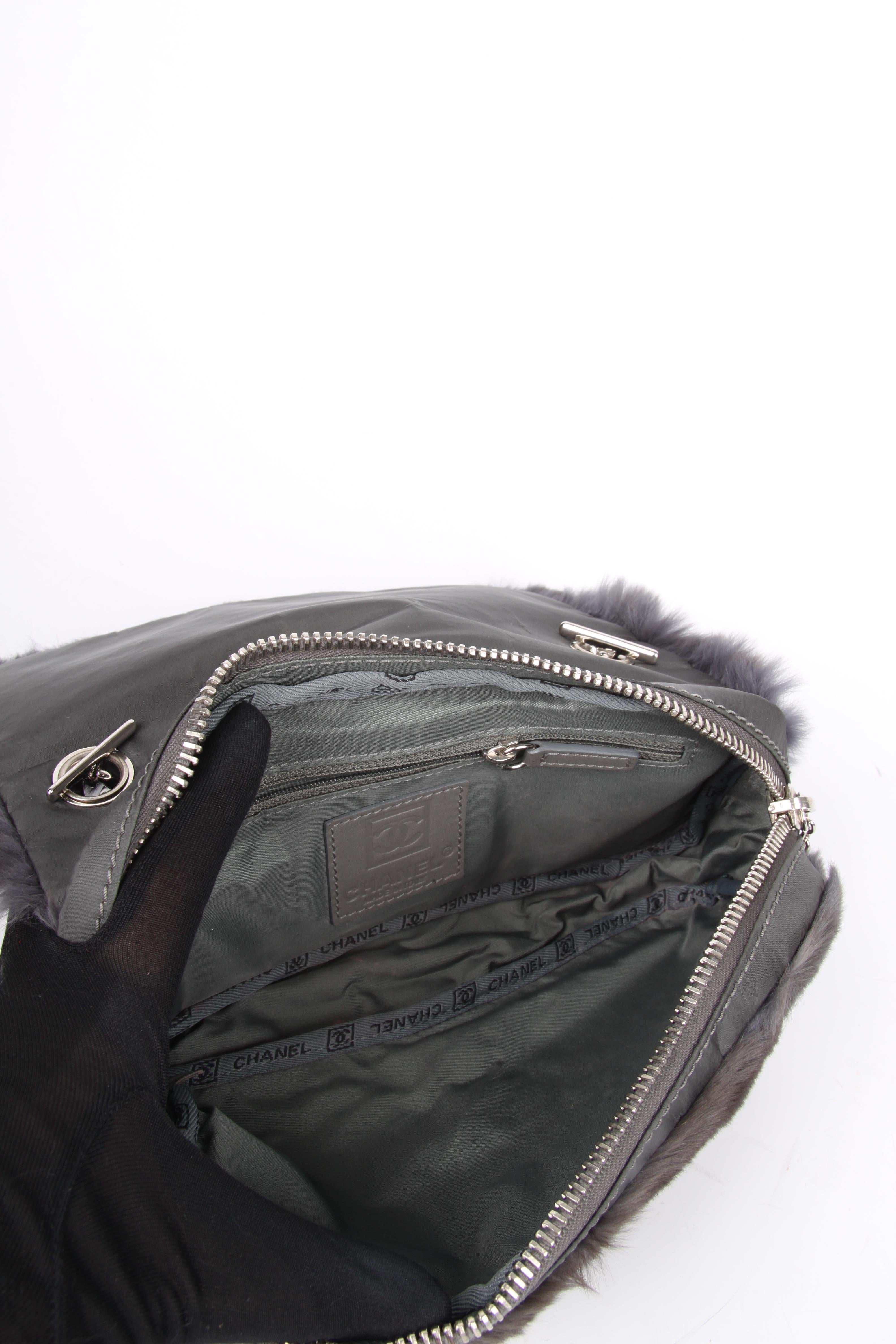 Chanel Classic Bag Feston Stitch - dark grey 2