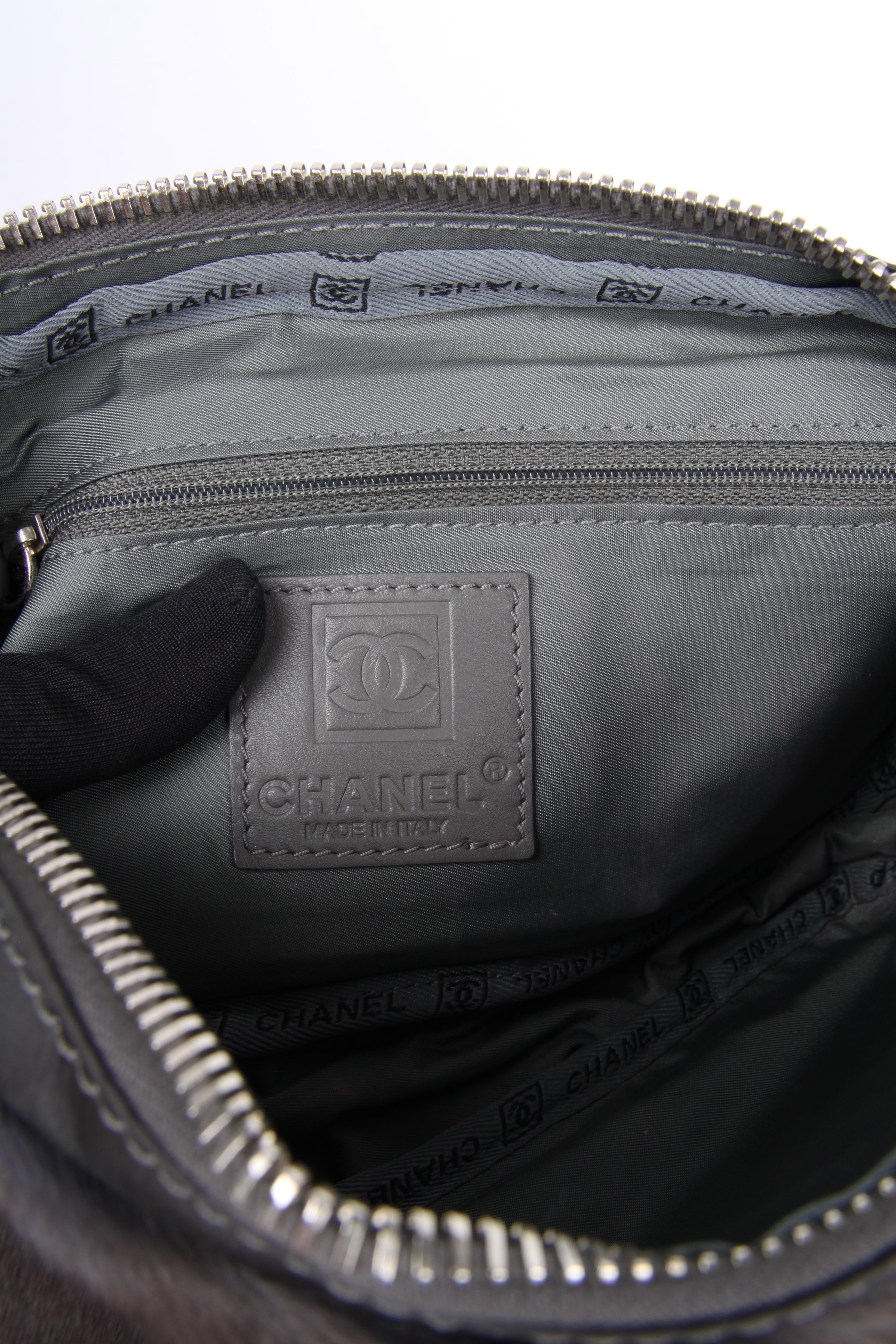 Chanel Classic Bag Feston Stitch - dark grey 4
