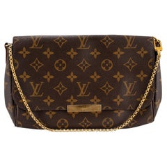 Louis Vuitton Monogram Favorite MM Coated Canvas Gold-Tone Hardware Shoulder Bag