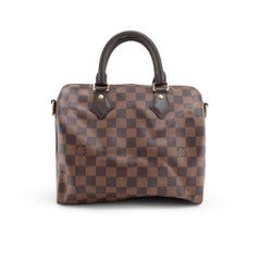 Louis Vuitton Speedy Bandoulière 25 Damier Ebene – Schultertasche aus beschichtetem Canvas