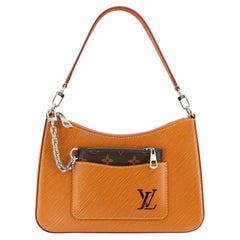 Louis Vuitton Marelle Gold Miel Epi Leather Silver-Tone Hardware Hobo Handbag