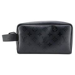 Louis Vuitton Monogram Eclipse Canvas Black Leather Toiletry Bag
