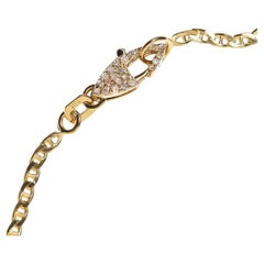 Collana con diamanti a catena Marin in oro giallo 14k di Series of Eleven