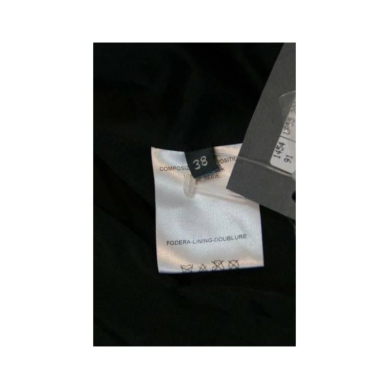 New A/W 2003 Alexander McQueen Scanners Black Russian Silk Jacket 38 4