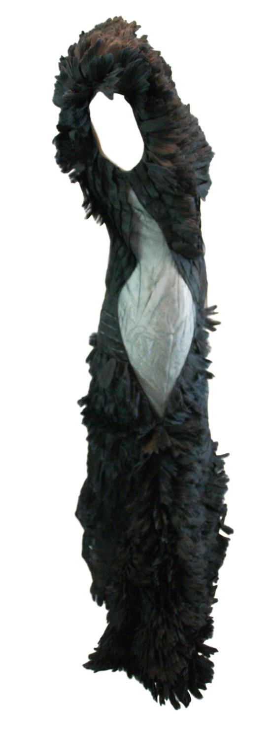 Alexander McQueen S/S 2001 "Voss" Runway Asymmetrical Gown Dress For
