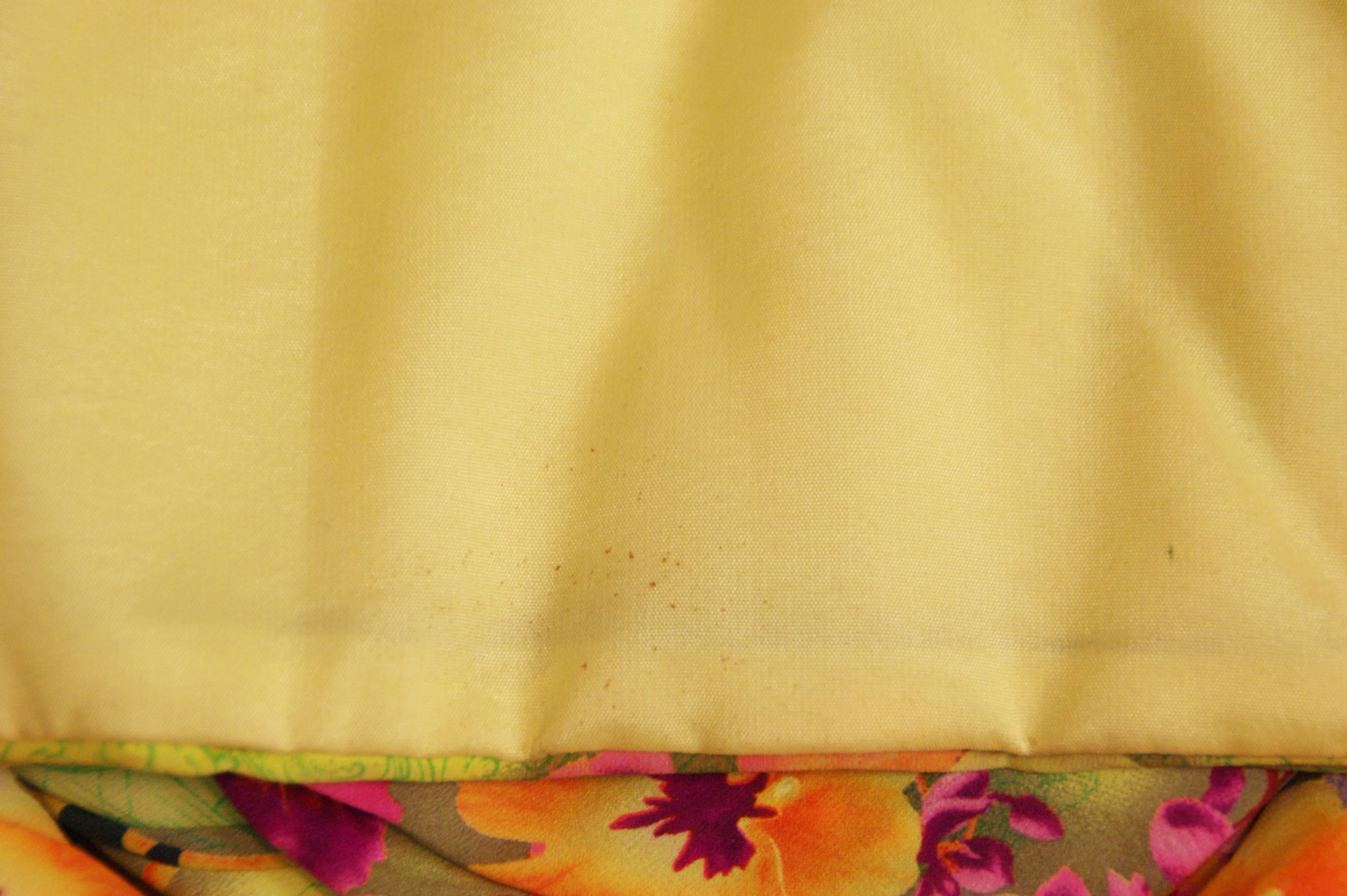 S/S 2004 Atelier Versace Silk Floral Crop Top Skirt Ensemble 40 2