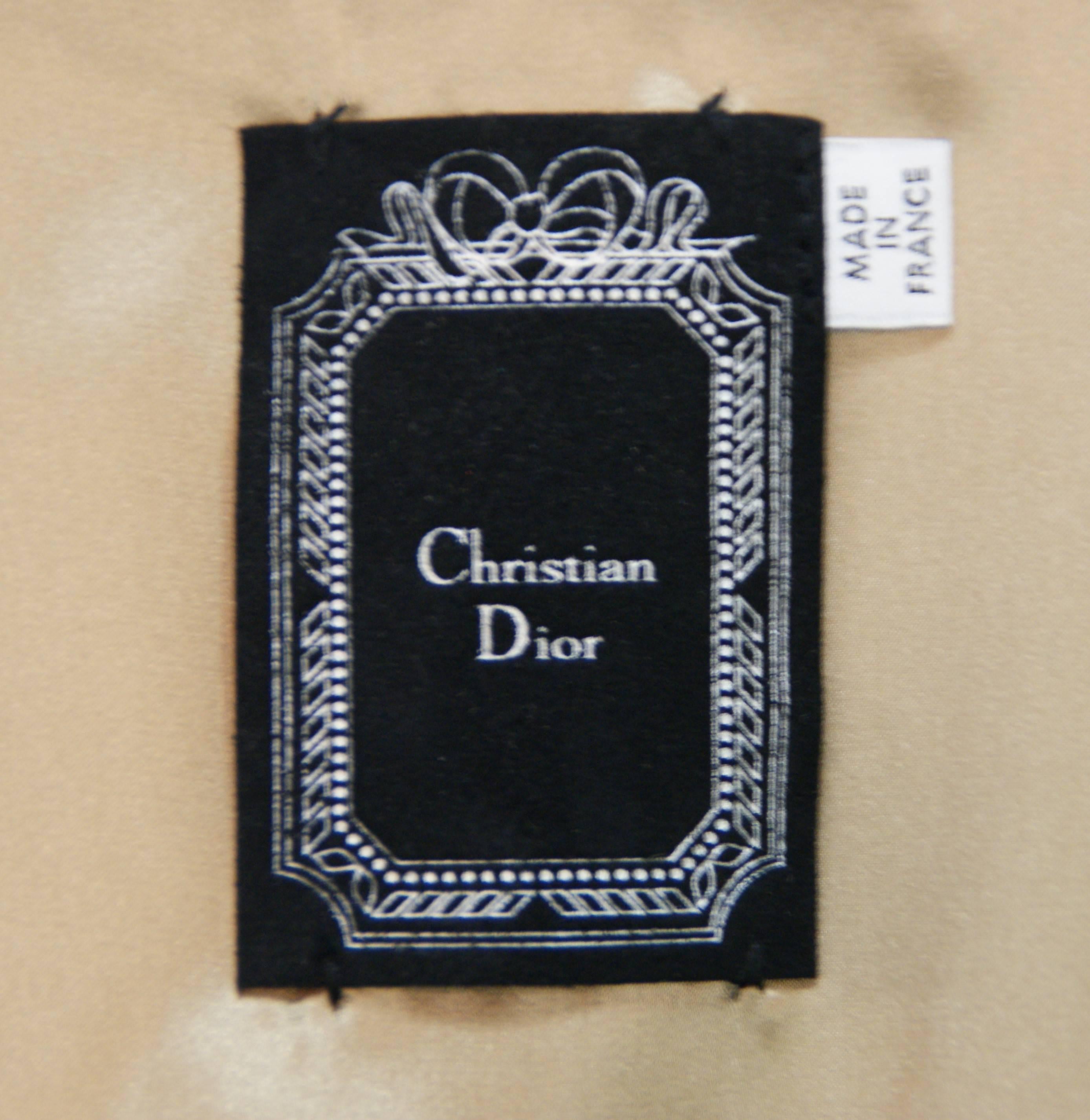 Unworn A/W 2007 Runway Christian Dior by John Galliano Crystal Fur Jacket  2