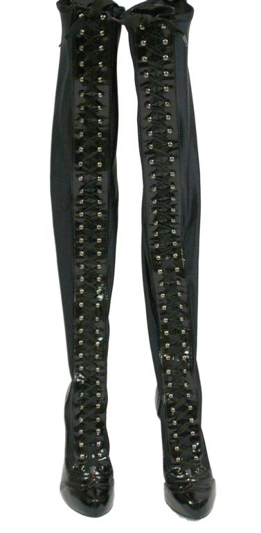 dolce and gabbana thigh high boots