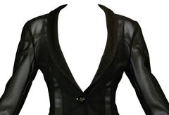 F/W 1995 Dolce & Gabbana Runway Sheer Mesh Jacket