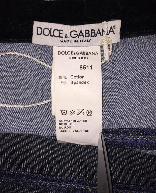 F/W 1996 Dolce and Gabbana Denim Corset Wiggle Dress at 1stDibs | dolce ...