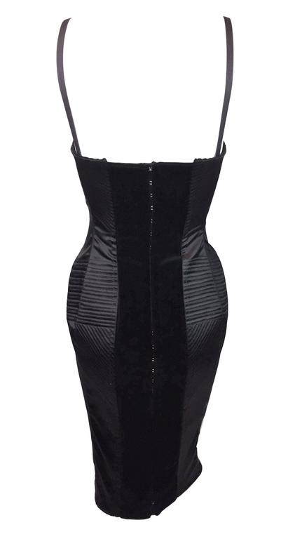 Dolce and Gabbana Black Corset Pin-Up Wiggle Bra Dress at 1stDibs ...