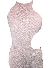 Ocimar Versolato Haute Couture Runway Ribbon Cut-Out Gown Dress, F / W 1998