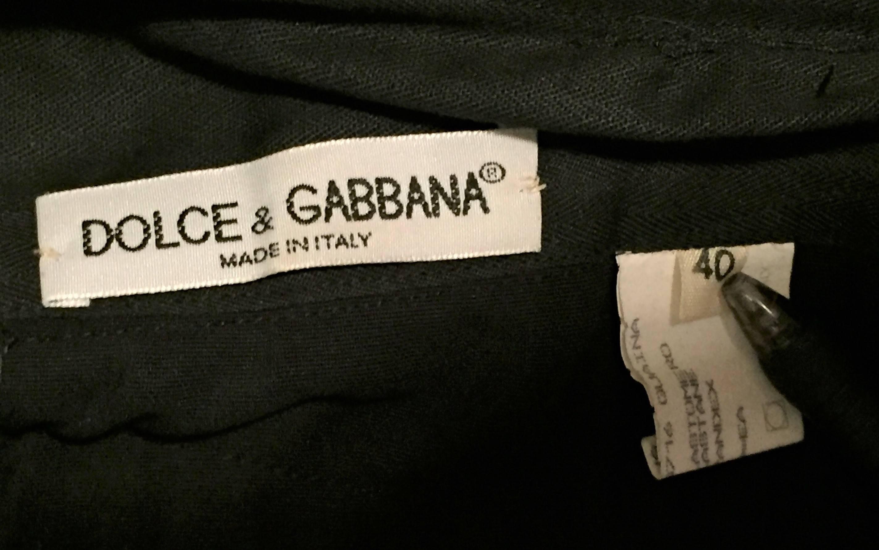 Women's S/S 1992 Dolce & Gabbana Pin-Up Steampunk Black Corset Waist Cincher Belt 