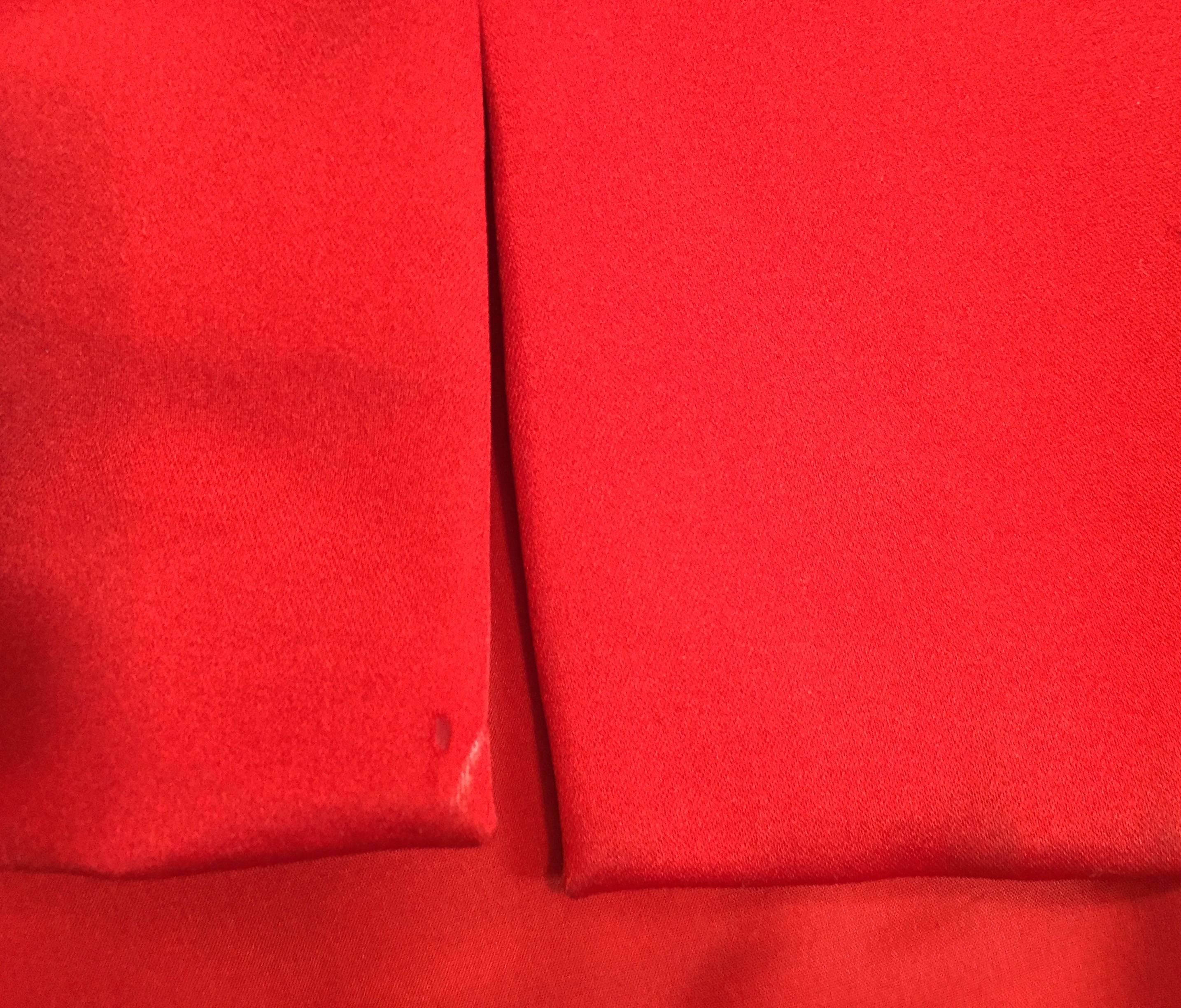 F/W 1996 Gianni Versace Runway Red Sheer Silk Gown Dress 4