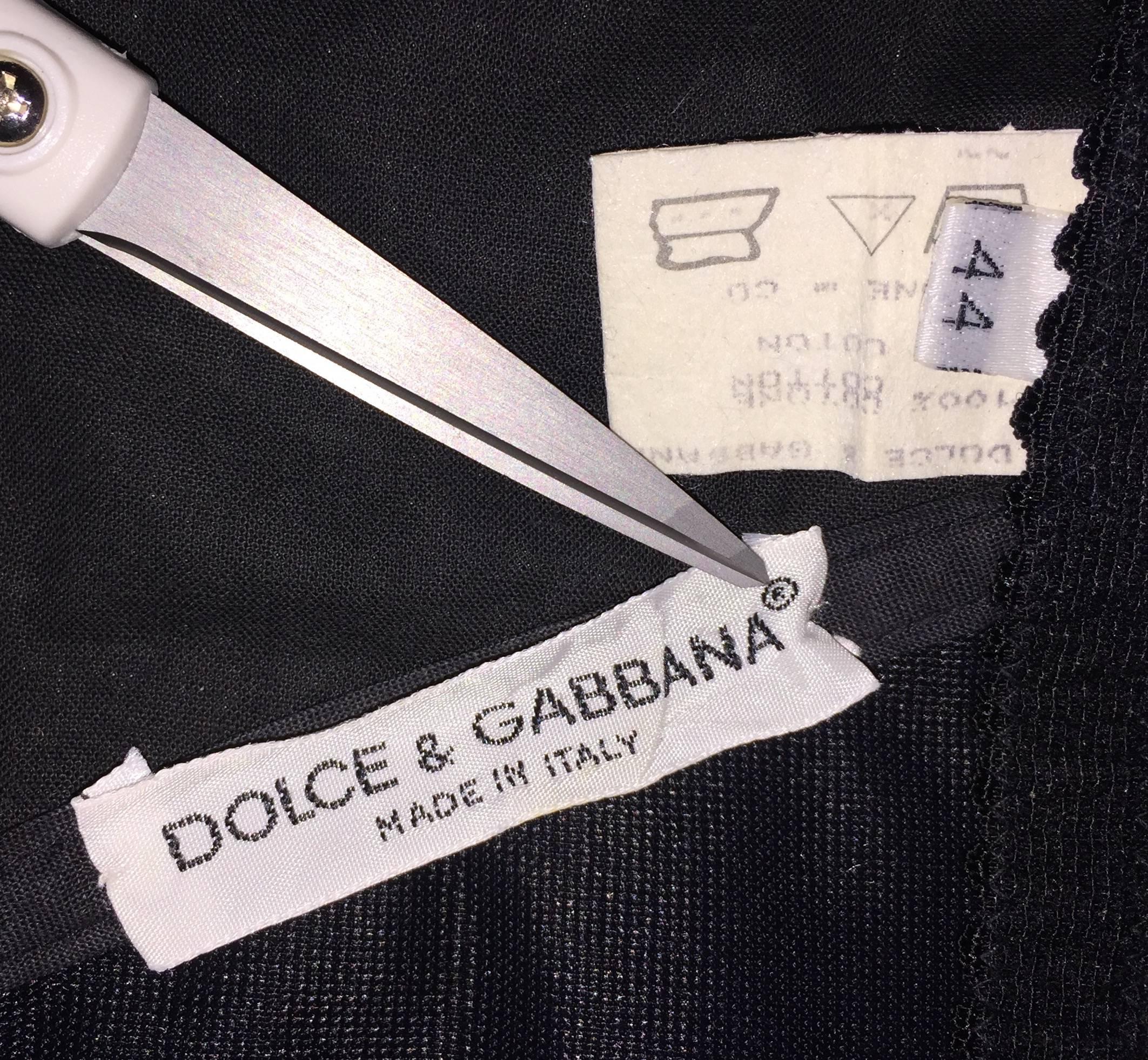 S/S 1993 Dolce and Gabbana Goddess Venus Corset Bustier Silk L/S Blouse ...