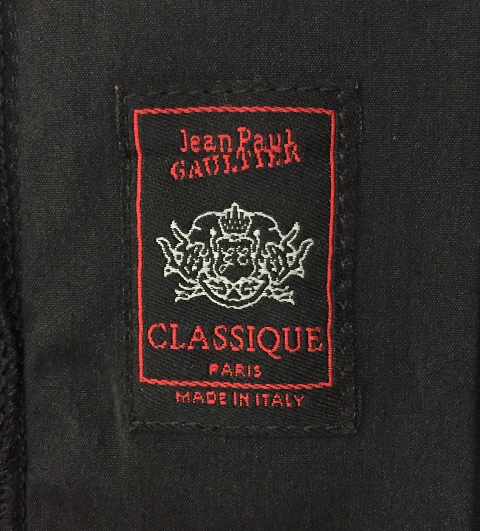 1987 Jean Paul Gaultier FIT Museum Black Mesh Corset Zipper Wiggle Dress 3