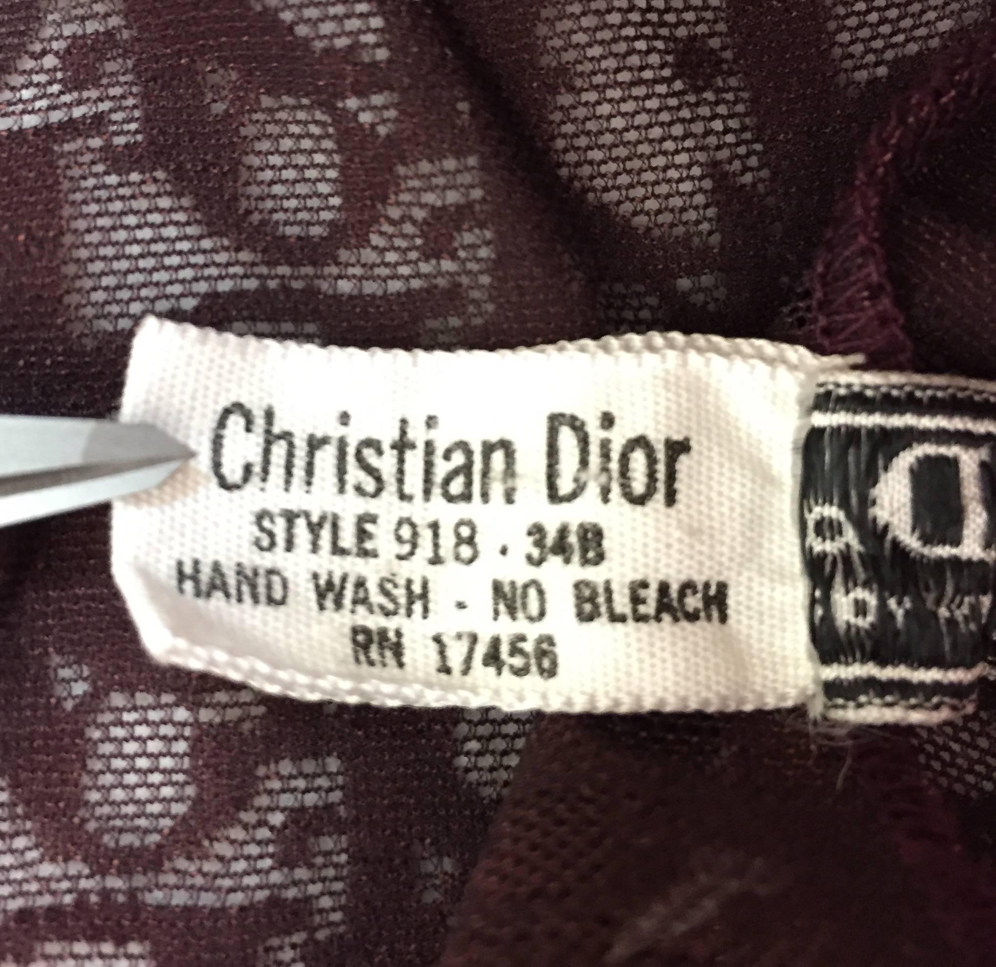 dior monogram bodysuit