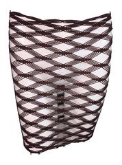 S/S 2001 Jean Paul Gaultier Runway Mesh Fishnet Tube Top Mini Skirt