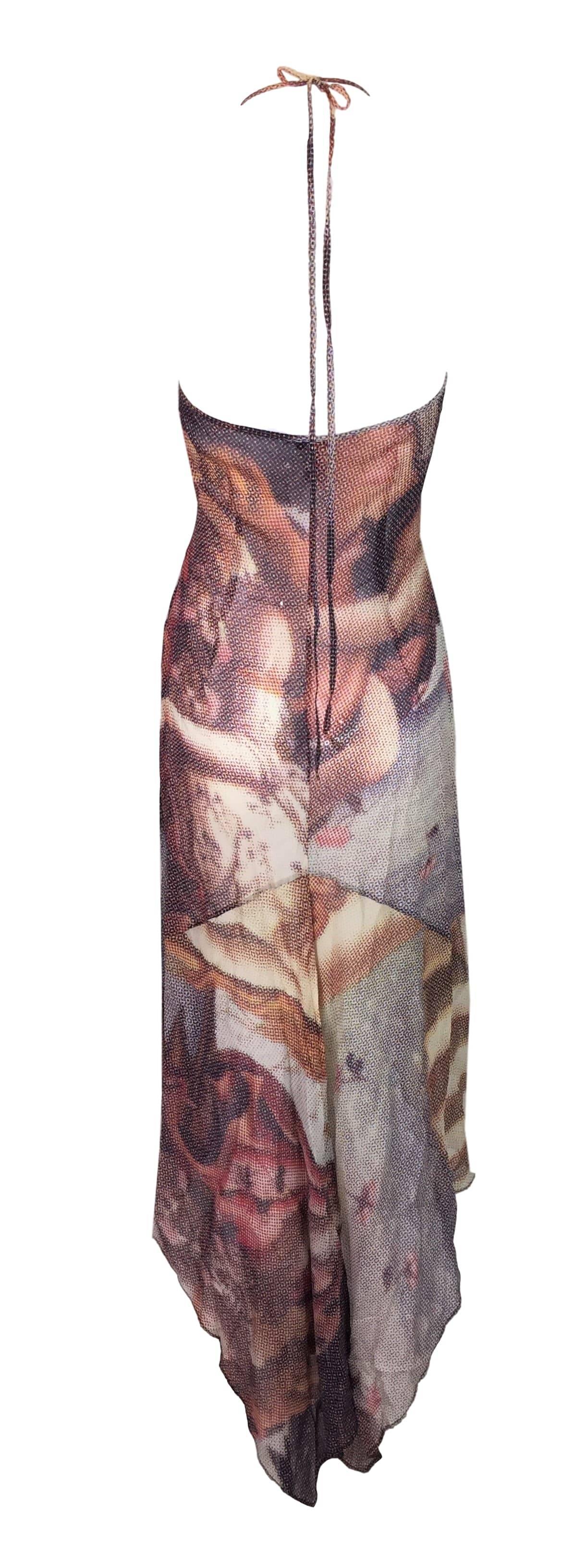 DESIGNER: 1990's D&G by Dolce & Gabbana- Botticelli's Birth of Venus print

Please contact for more information and/or photos.

CONDITION: Good- small imperfection on one strap

MATERIAL: Silk

COUNTRY MADE: Italy

SIZE: 26/40

MEASUREMENTS;
