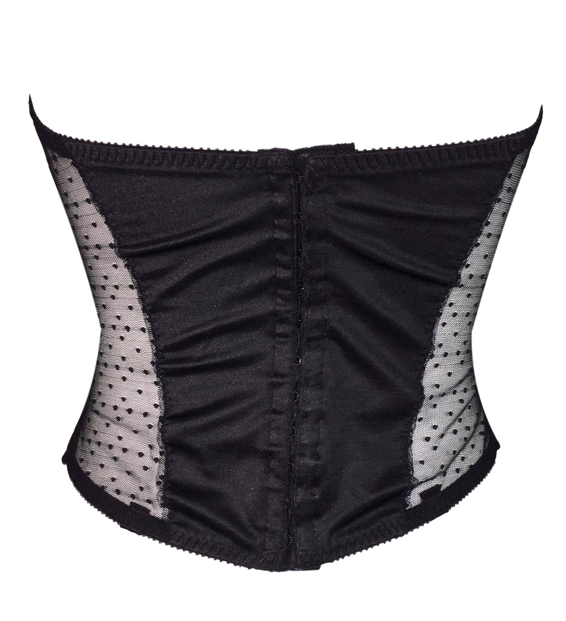 dior black corset