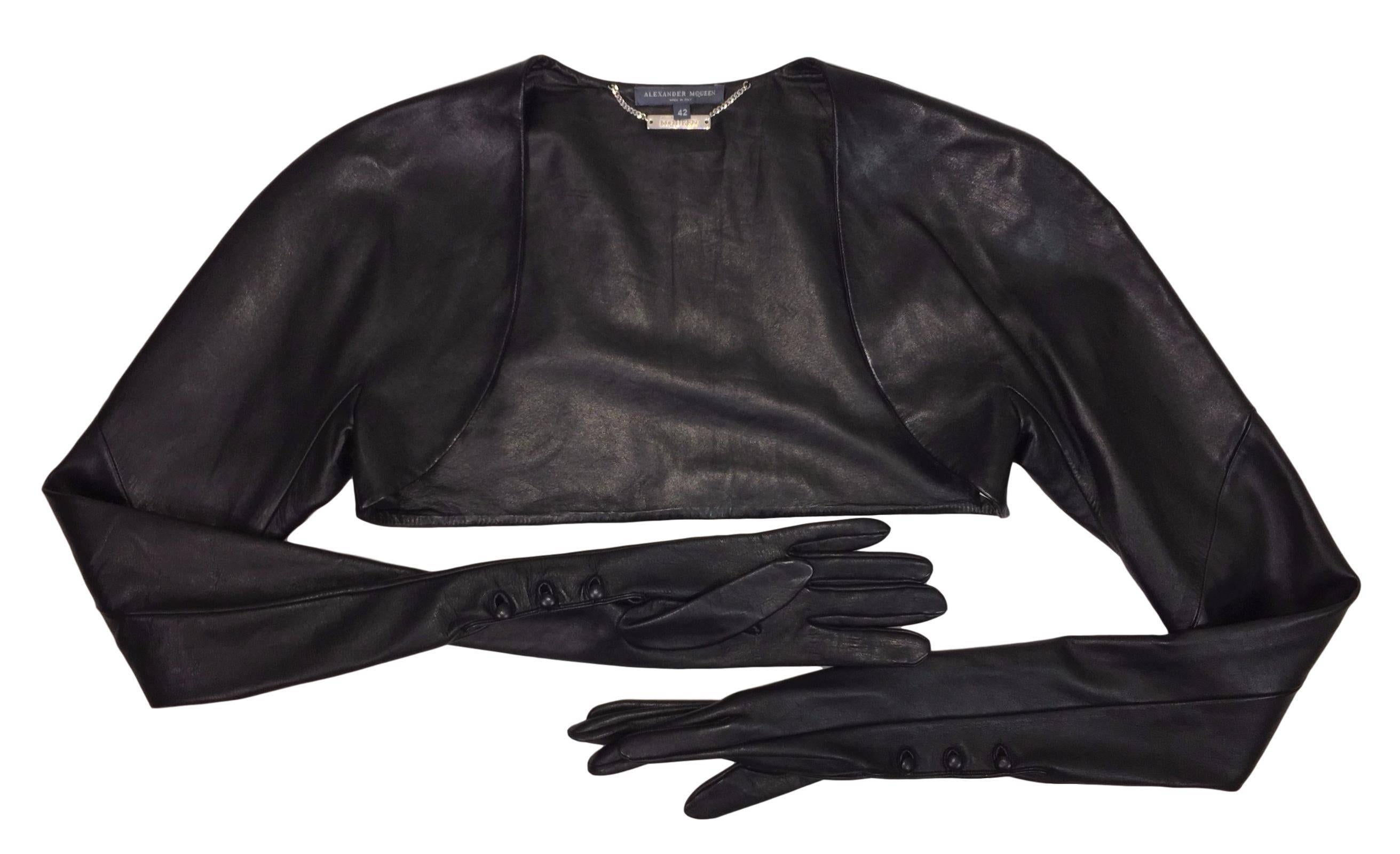 leather bolero gloves