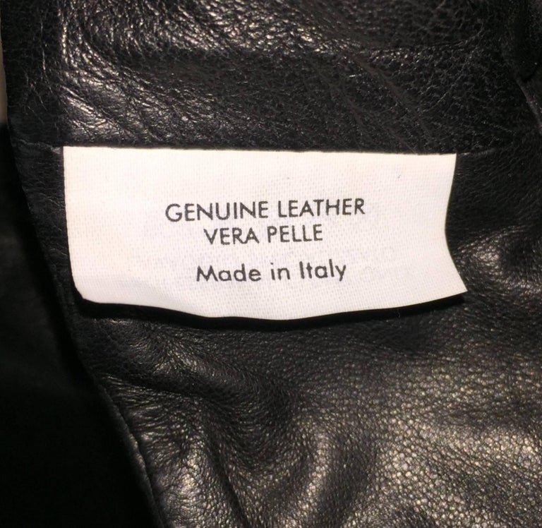 F/W 2009 Alexander McQueen 'Horn of Plenty' Black Leather Gloves Stole ...