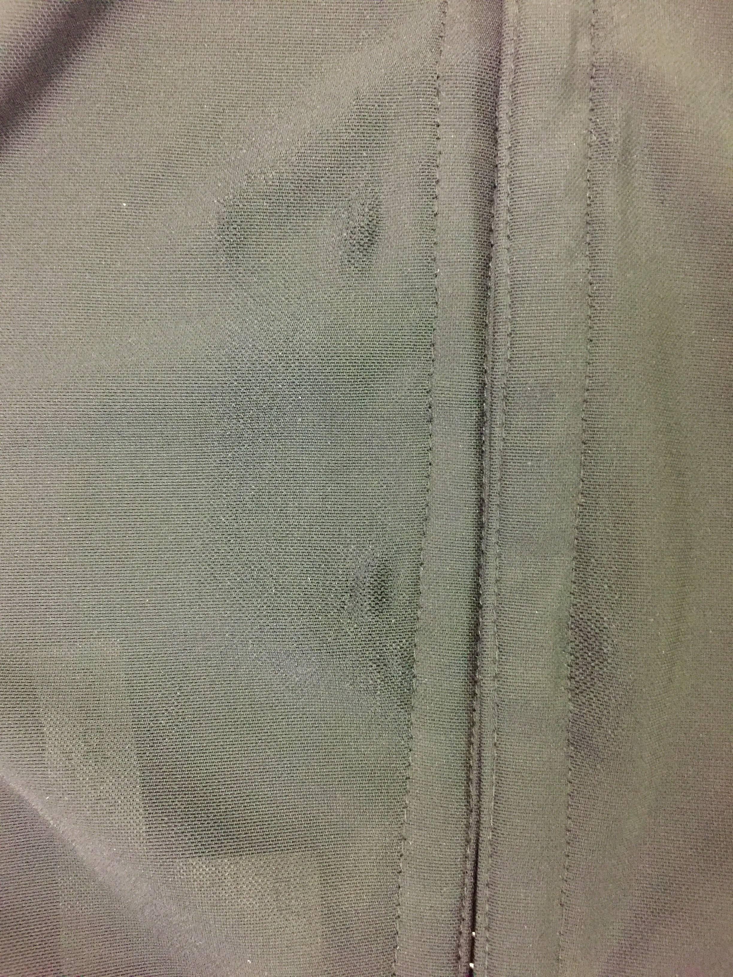 Dolce & Gabbana S/S 1992 Black Pinstripe Sheer Mesh Corset Pin-Up Mini Dress In Good Condition In Yukon, OK