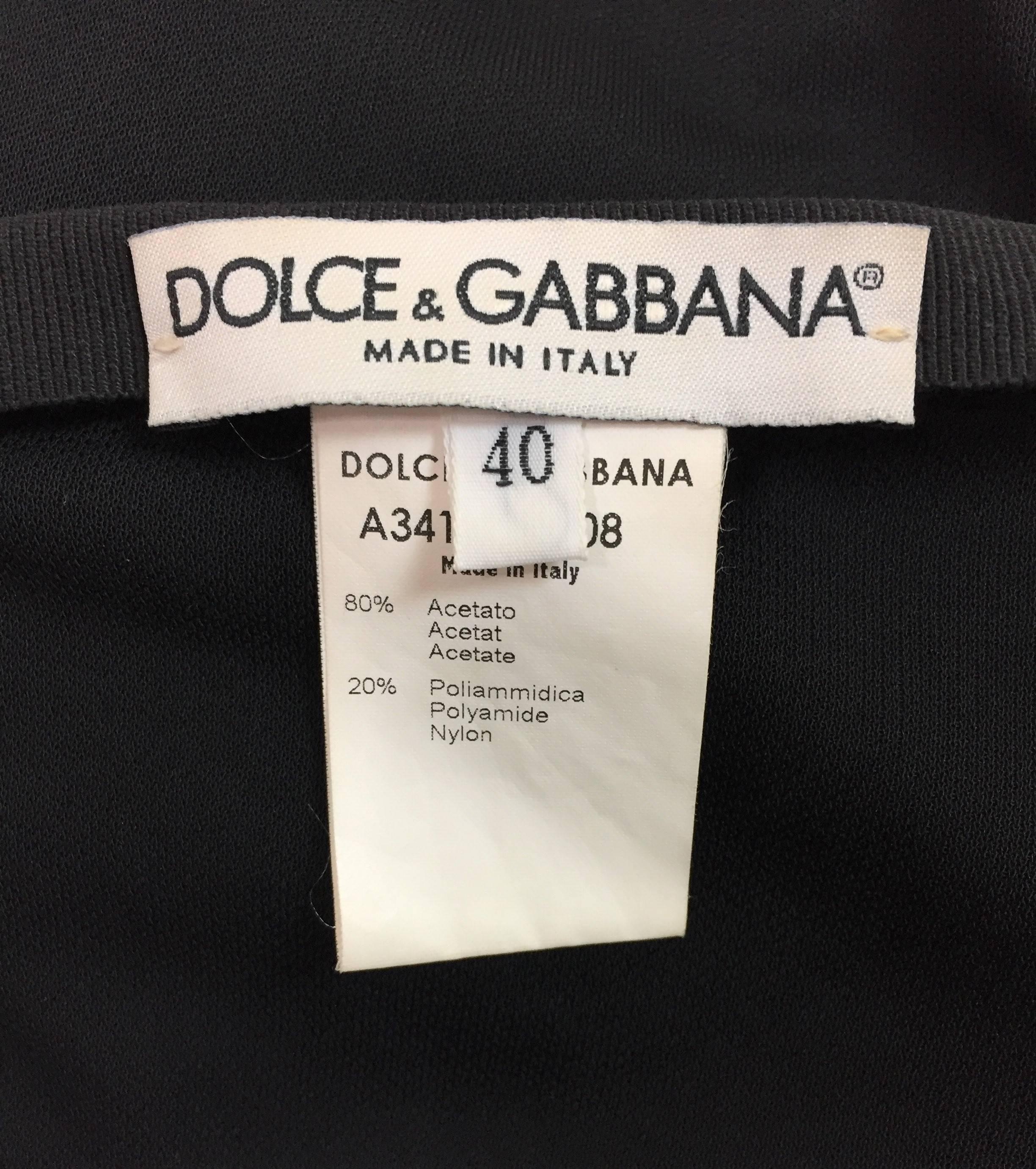 F/W 1999 Dolce & Gabbana Runway Black & White Goat Fur Long Coat Jacket 1