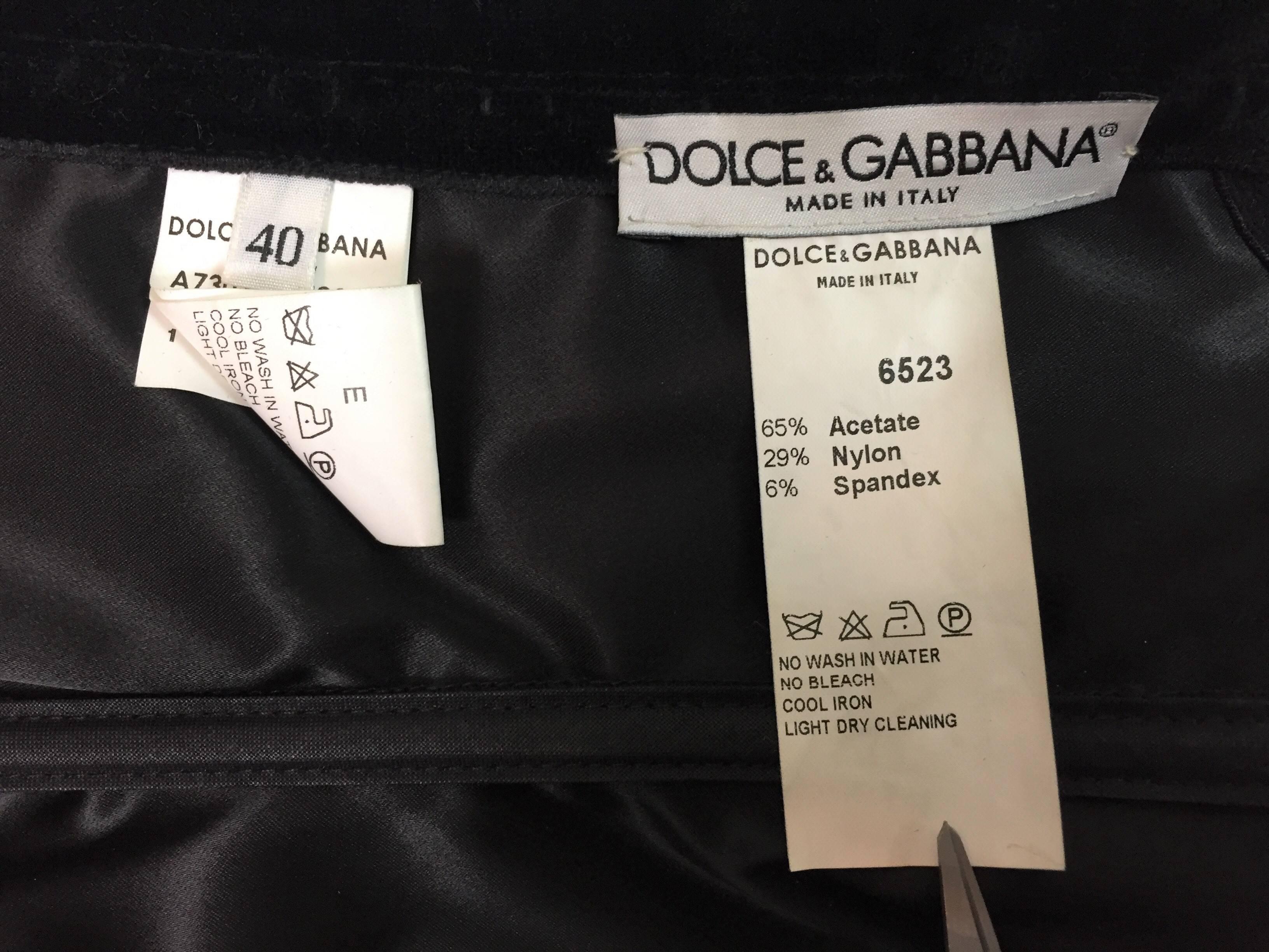 Women's Dolce & Gabbana Black Corset Pin-Up Wiggle Dress, 1996 