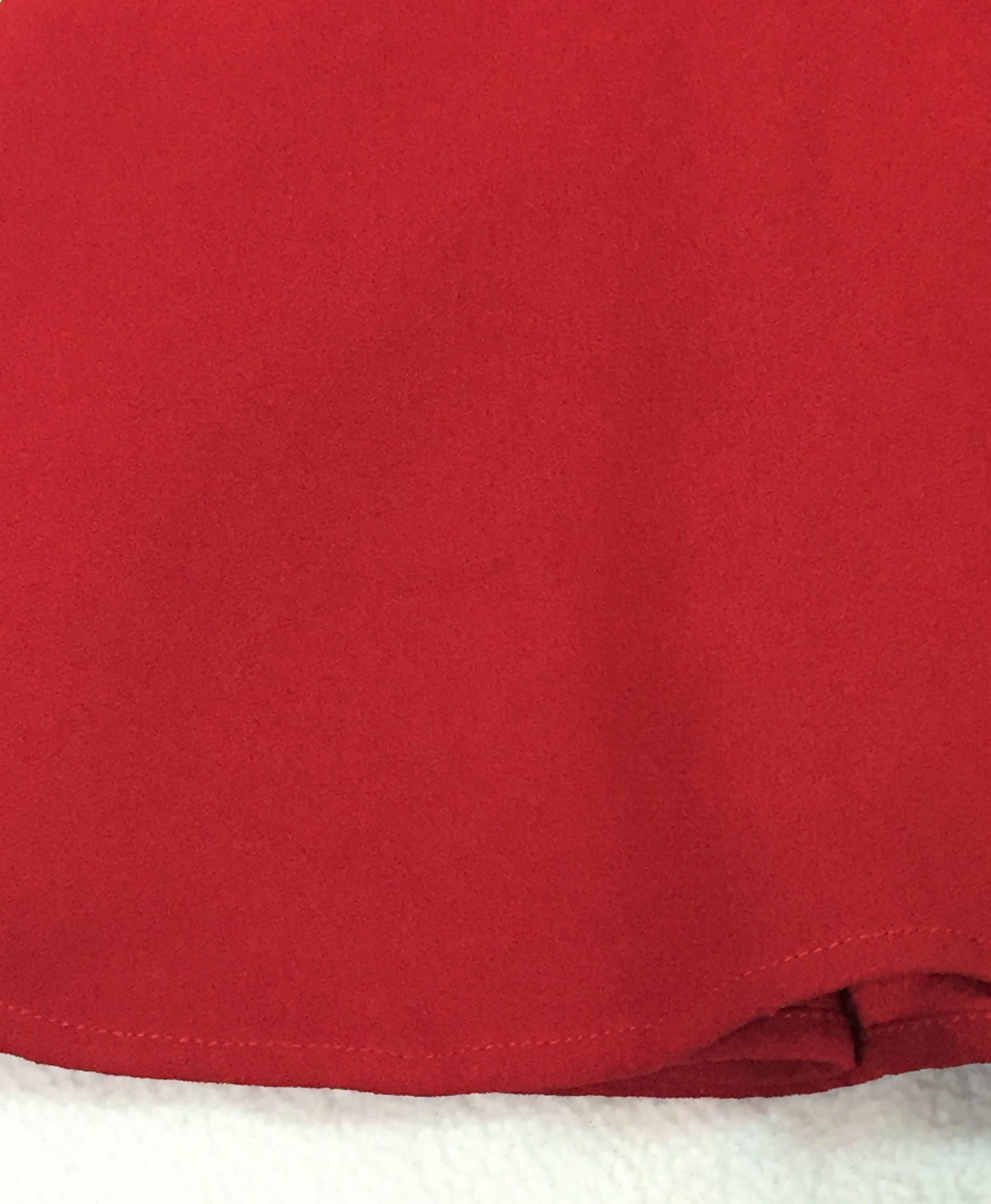 Dolce & Gabbana Rotes:: tief ausgeschnittenes Marilyn Micro Mini Dress:: S / S 1995 Damen