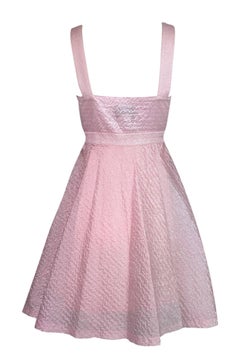 Versus Gianni Versace Bubblegum Pink Barbie A-Line Mini Dress, 1992