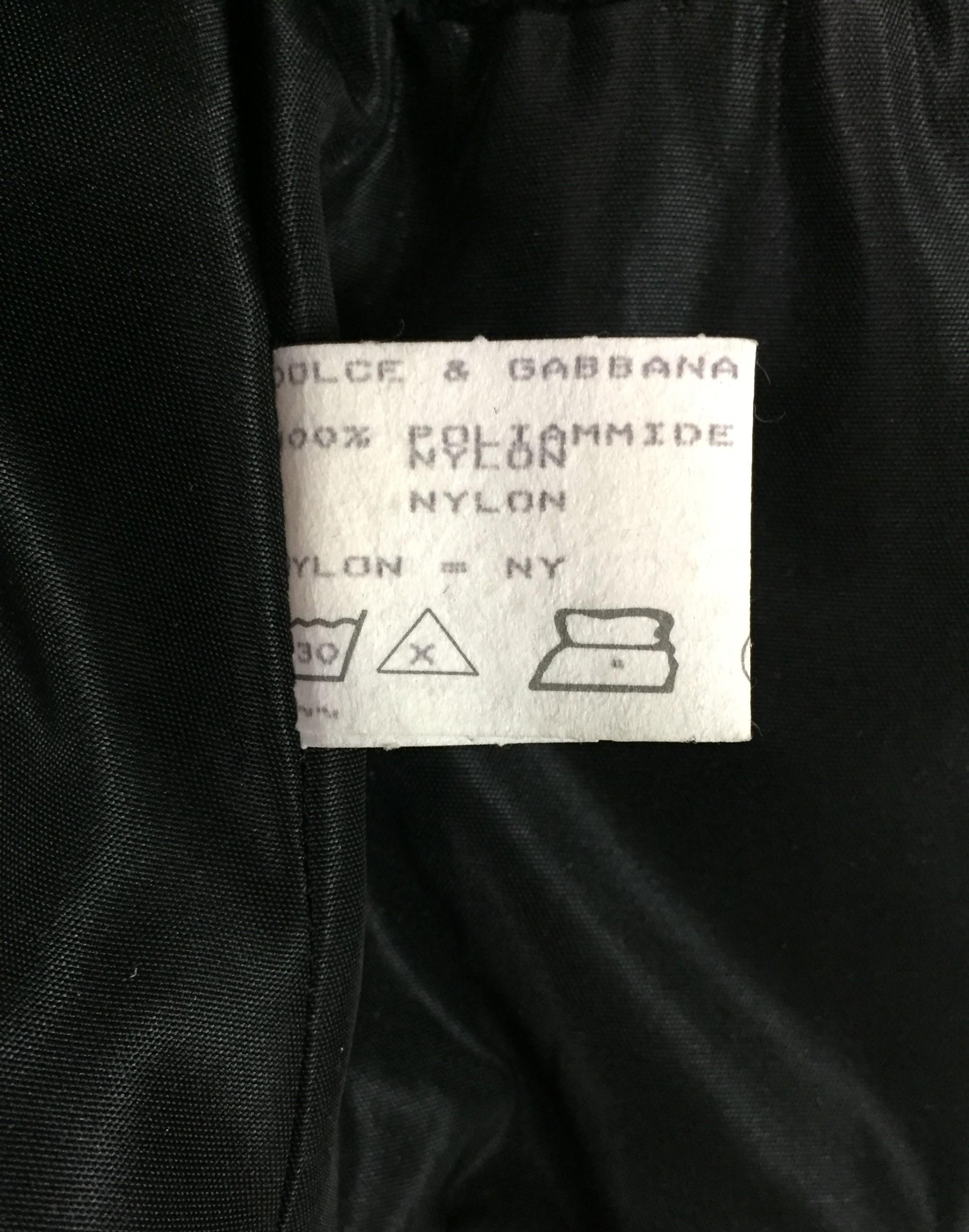 Dolce & Gabbana Runway Black Tulle Ballerina Mini Dress, S / S 1992 In Good Condition In Yukon, OK