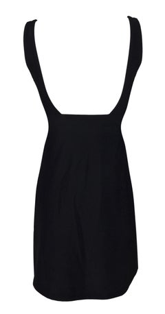 Unworn S/S 1997 Chanel Black Tennis Mini Dress