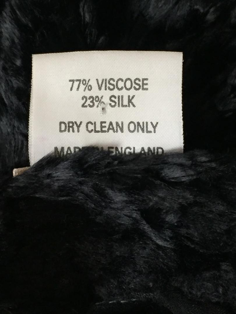 Women's F/W 1994 Vivienne Westwood Gold Label Sheer Black Faux Fur Halter Dress