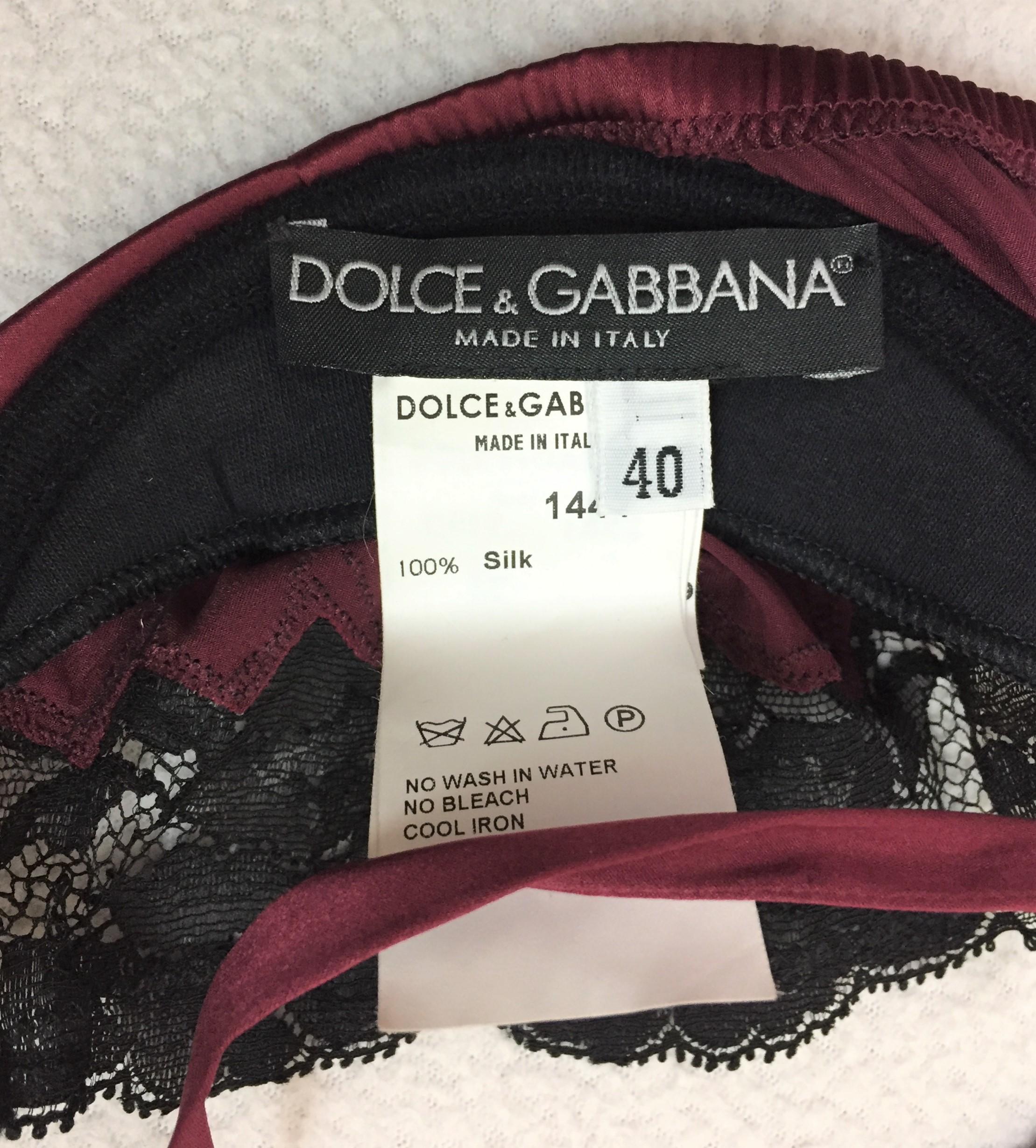 S/S 2001 Dolce & Gabbana Runway Documented Sheer Blouse & Leggings Set In Good Condition In Yukon, OK