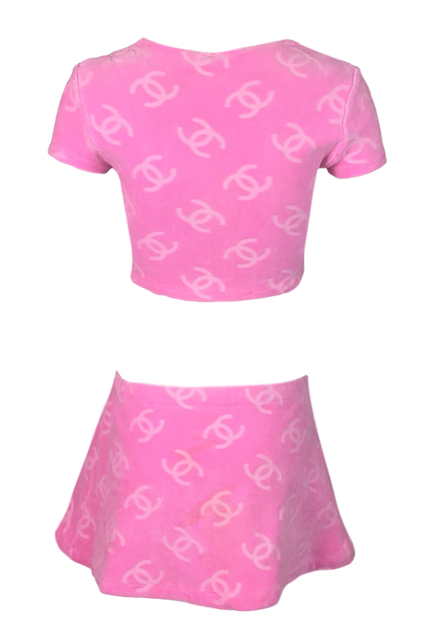 pink chanel jumpsuit