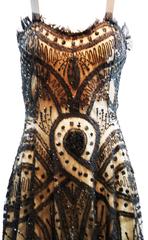 Alexander McQueen Sarabande Museum Beaded Tulle Gown Dress 38, S/S 2007