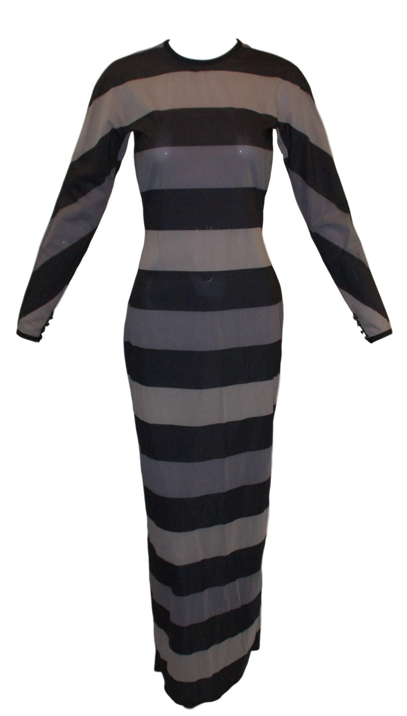 Gianni Versace Couture A/W 1993 Documented Runway 2 Dress Ensemble 38 In Good Condition In Yukon, OK