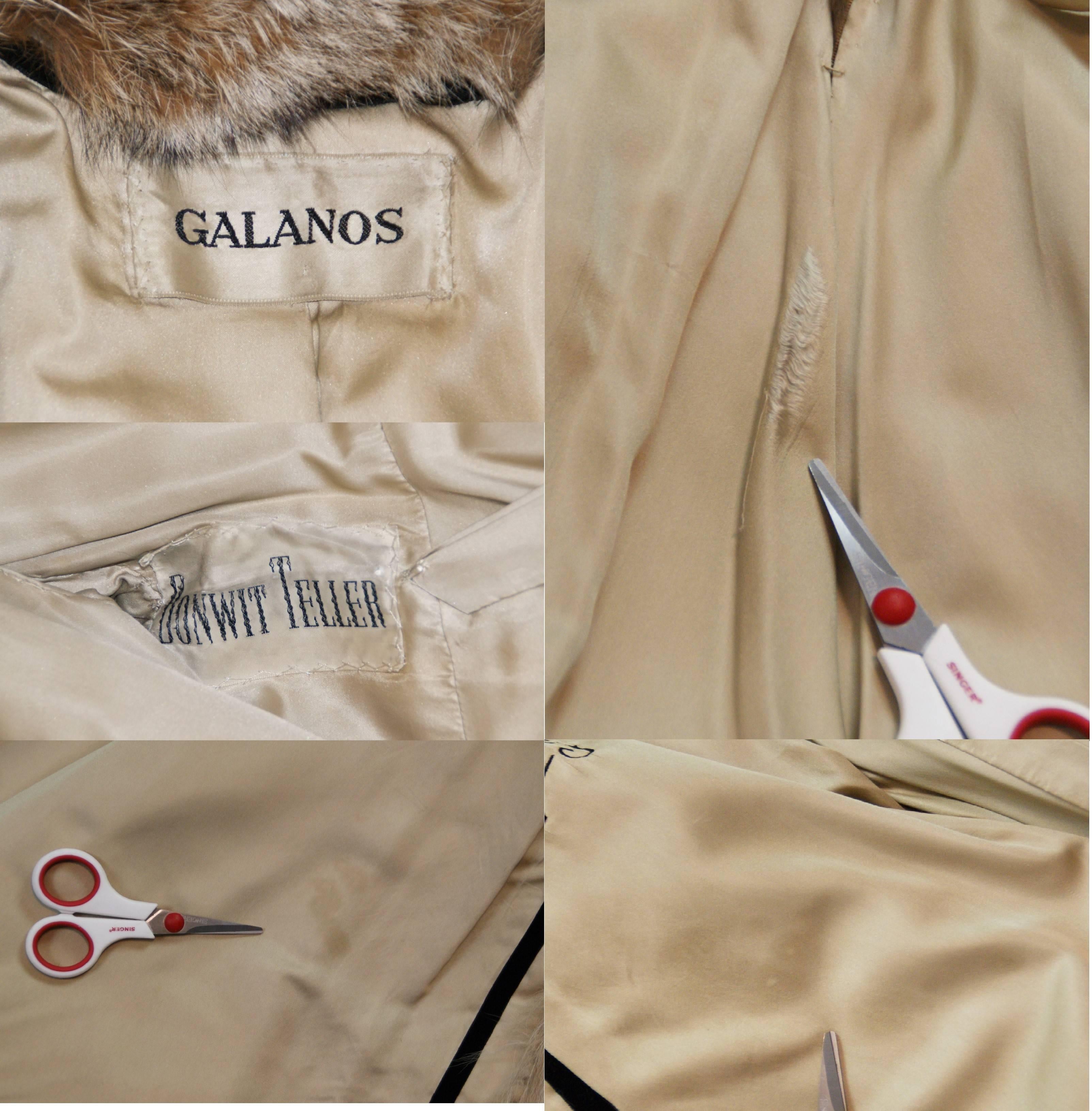 1980's James Galanos Lynx Swing Fur Coat 4