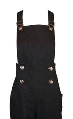 S/S 1994 Gianni Versace Gray Wool & Cashmere Overalls Jumpsuit