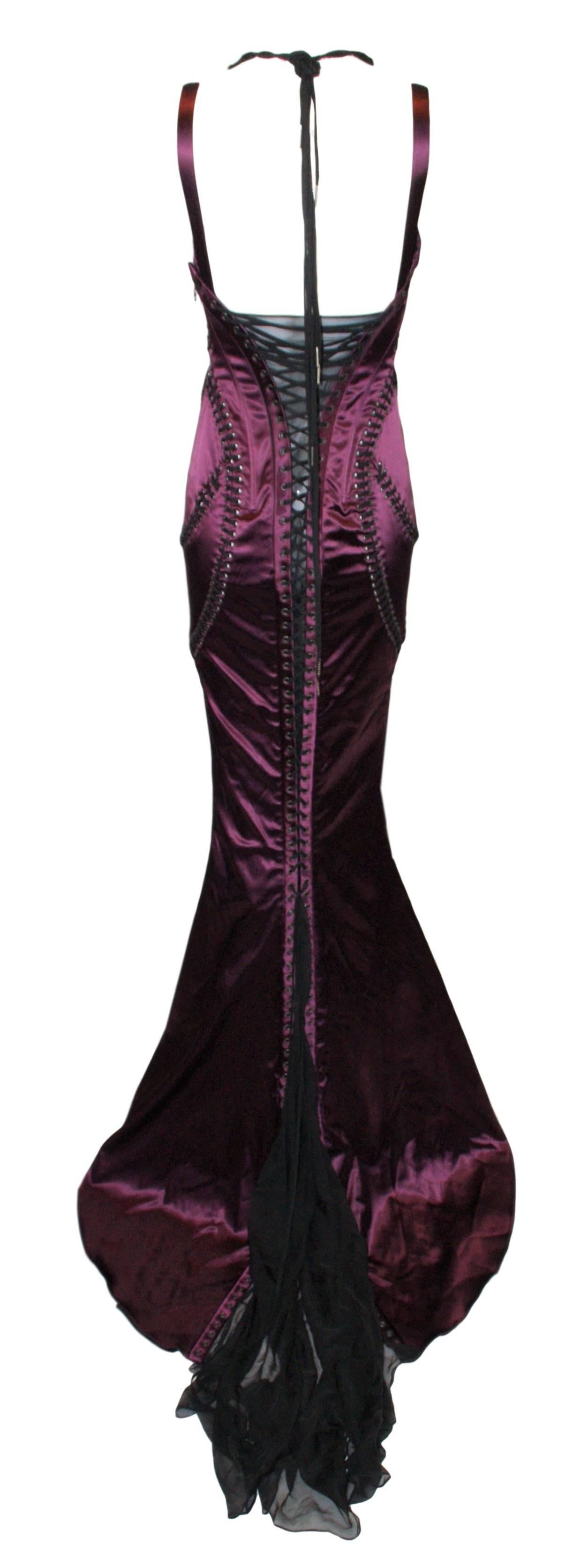 burgandy corset dress