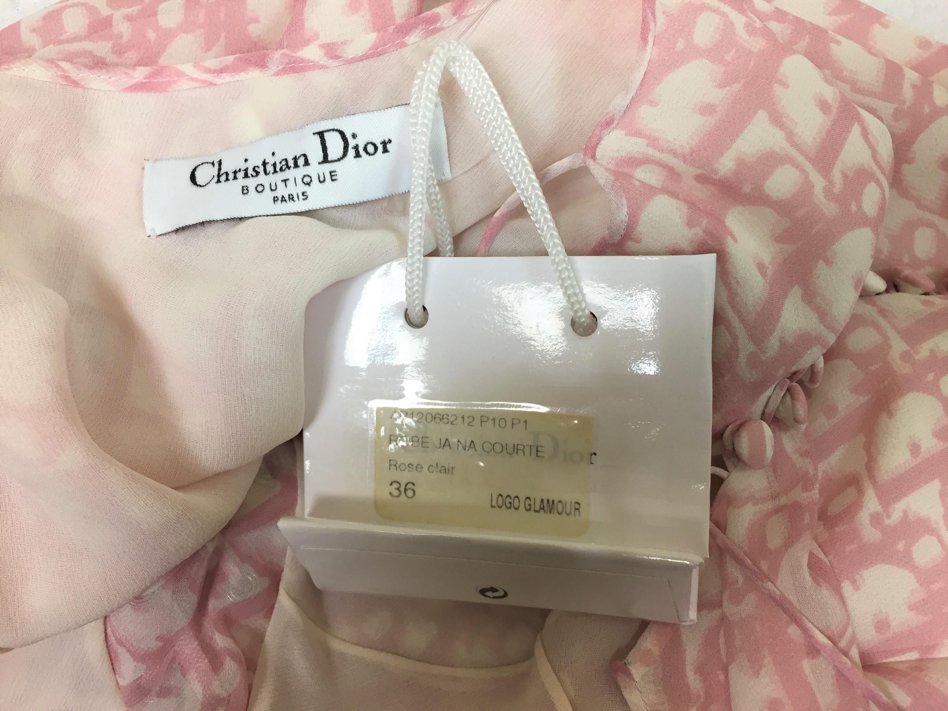 dior monogram pink