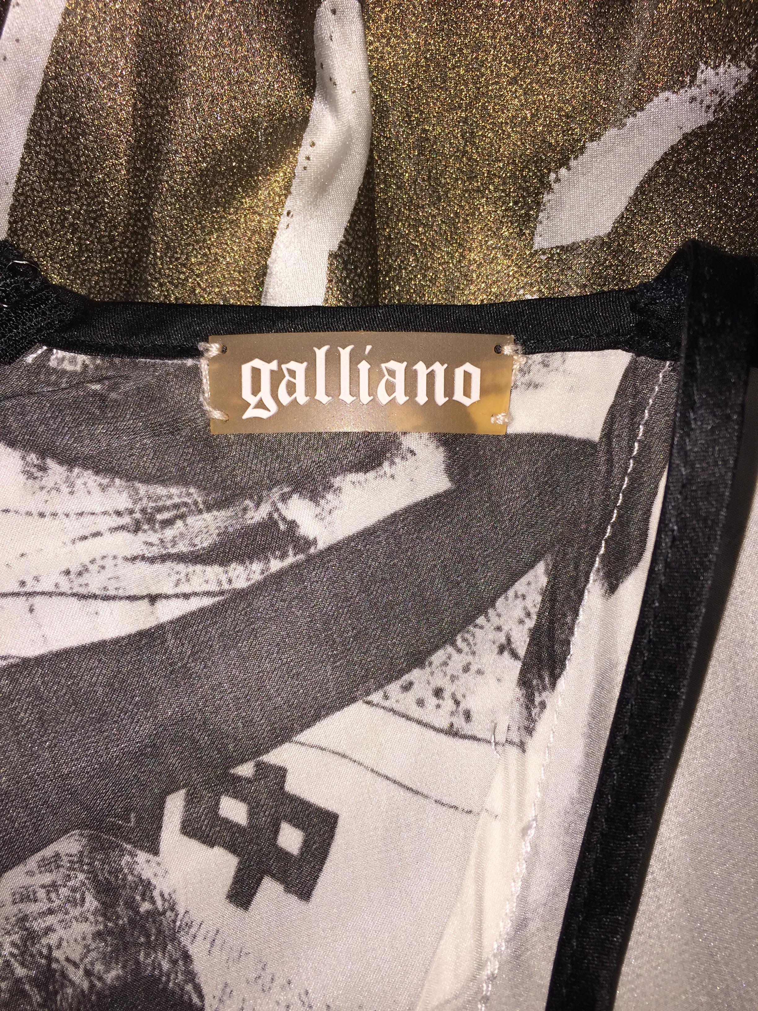 john galliano gazette dress